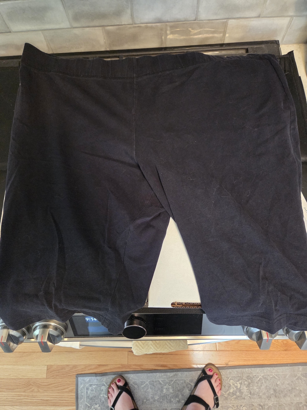 Womens Lane Bryant Black Athletic Bermuda Shorts